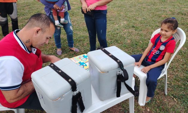 Se aplicaron vacunas contra la influenza y del esquema regular, además de entregarse medicamentos a quienes lo necesitaban. Foto: Sexta Región Sanitaria.