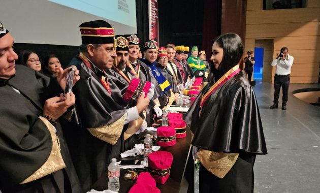 Rossana Barua fue una de las 21 personalidades distinguidas con el Doctorado Honoris Causa - Foto: Gentileza