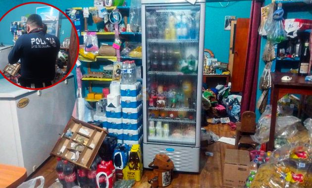 Además del dinero, los asaltantes sustrajeron una motosierra y una desmalezadora marca Husqvarna, cuatro teléfonos celulares de diferentes modelos, perfumes, calzados y diversas mercaderías del comercio. Foto: Redacción Suceso.