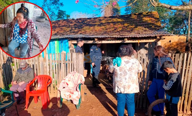 La señora Eulalia Dure Chilavert, de 62 años, fue víctima de una agresión dentro de su propia vivienda, ubicada en el barrio San Lorenzo de San Carlos. Foto: Redacción Suceso.
