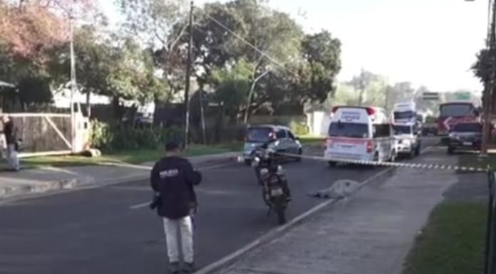 El hecho ocurrió esta mañana en San Lorenzo.