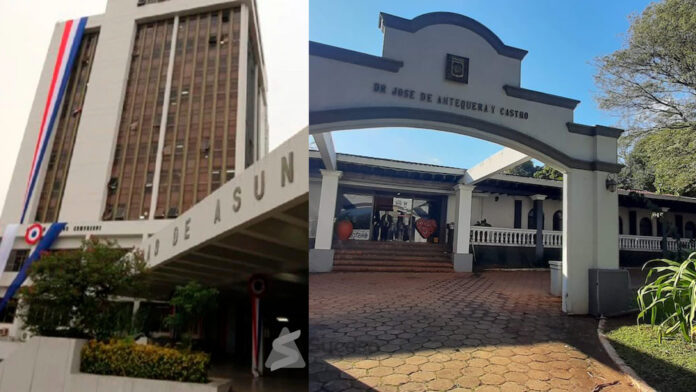 La Municipalidad de Asunción y Ciudad del Este FOTO: Edición Web