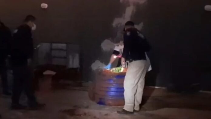 El cadáver fue hallado dentro de un tambor enterrado en una vivienda en Pedro Juan Caballero. Foto: UH