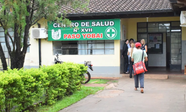 El trabajador fue trasladado hasta el centro de salud de Paso Yobái. Foto: Gentileza