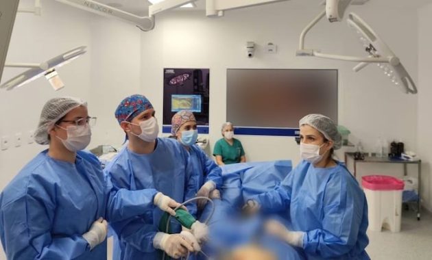 El procedimiento de coloctomía es el primero en este hospital - Foto: Gentileza