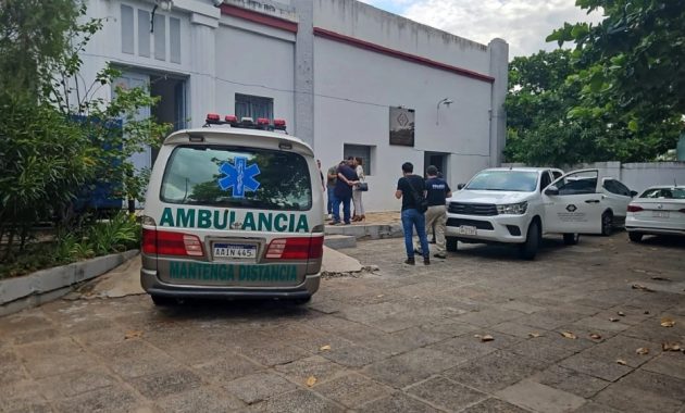 La Morgue Judicial de Asunción donde se realizó la autopsia a la madre y sus dos hijos pequeños.Foto Gentileza