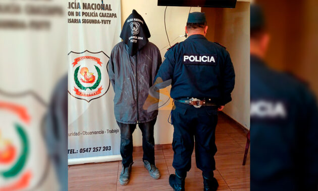 El propio Centurión se presentó de manera voluntaria ante la sede policial, donde fue inmediatamente aprehendido. Foto: Redacción Suceso.