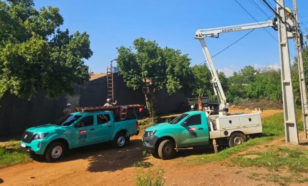 Intervención a criptominería ilegal en Ciudad del Este. Foto: Gentileza ANDE