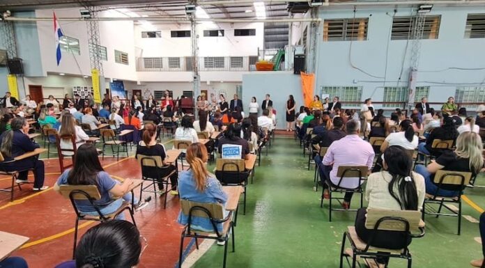 Días atrás fue tomada la prueba escrita a docentes de Amambay. Foto: MEC. Días atrás fue tomada la prueba escrita a docentes de Amambay. Foto: MEC.