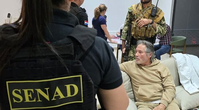 El narco fue detenido el sábado de madrugada en el exclusivo barrio cerrado Surubi'i.