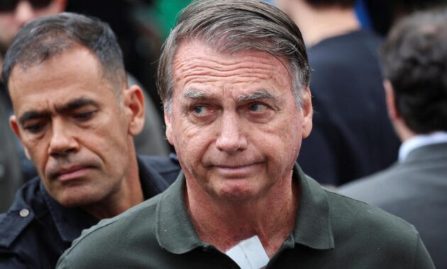 El expresidente brasileño Jair Bolsonaro fue diagnosticado de cáncer de piel Foto: AFP/Archivo