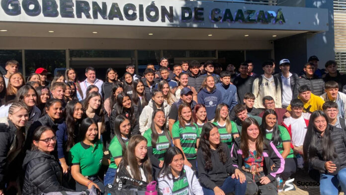 Atletas de Caazapá listos para representar al departamento en los Juegos Nacionales Asu 2025 - FOTO: SUCESO MULTIMEDIOS Atletas de Caazapá listos para representar al departamento en los Juegos Nacionales Asu 2025 - FOTO: SUCESO MULTIMEDIOS