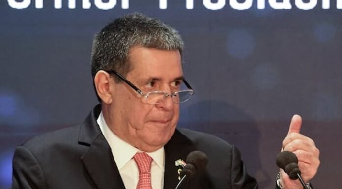 Horacio Cartes, expresidente de la República, durante su presentación en Jerusalén, en marzo pasado.FOTO: AFP Horacio Cartes, expresidente de la República, durante su presentación en Jerusalén, en marzo pasado.FOTO: AFP