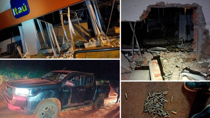 Asaltantes abrieron un boquete para ingresar al banco utilizando explosivos. Foto: Edición ÚH.