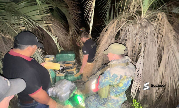 Incautan más de una tonelada de marihuana lista para cruzar a la Argentina . Foto: Gentileza