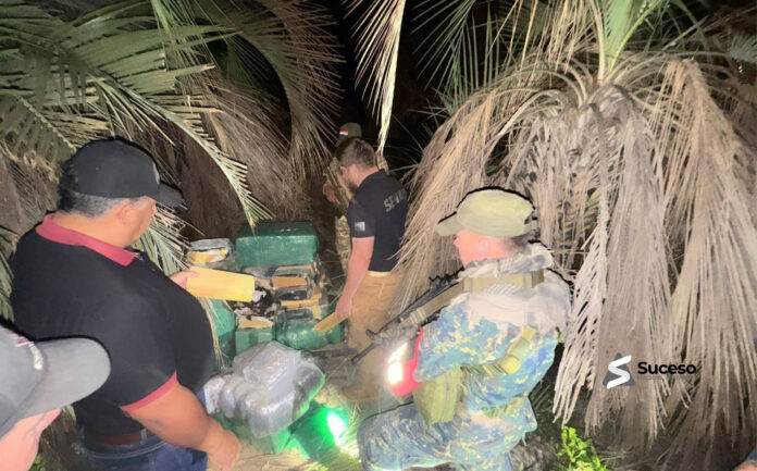 Incautan más de una tonelada de marihuana lista para cruzar a la Argentina . Foto: Gentileza