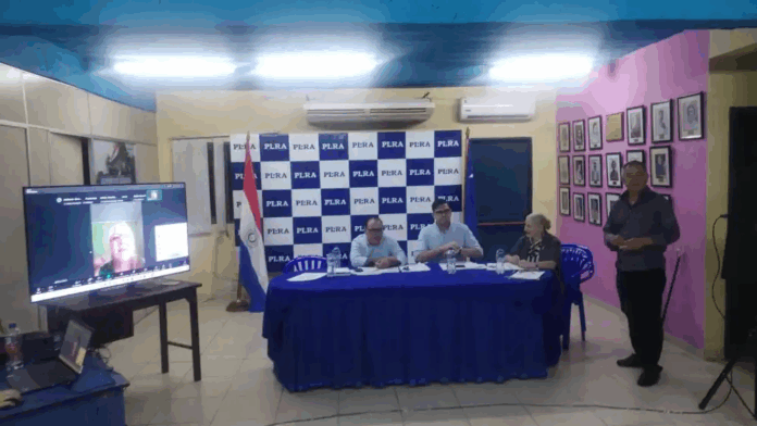 El directorio del PLRA definió establecer una alianza electoral con Cruzada Nacional en CDE.Foto: Gentileza.