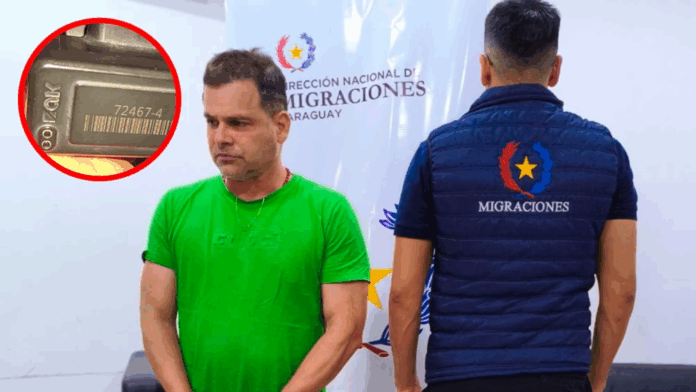 Silvinei Vasques fue expulsado de Paraguay el pasado viernes y este lunes encontraron su tobillera electrónica en el baño de un bus en Ciudad del Este.Edición ÚH.