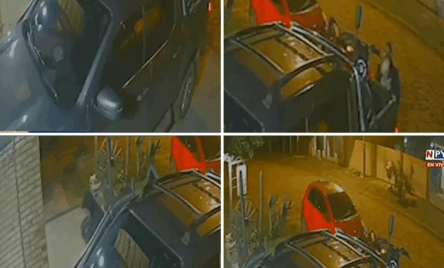 Escenas del video de circuito cerrado recuperado por investigadores.Foto: Captura/NPY.