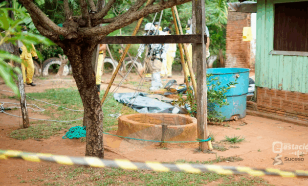 El cuerpo fue encontrado dentro de un pozo de agua en la casa de su hermano, y el Ministerio Público investiga el caso, sin descartar la posibilidad de un homicidio. Foto: Red Suceso Multimedios