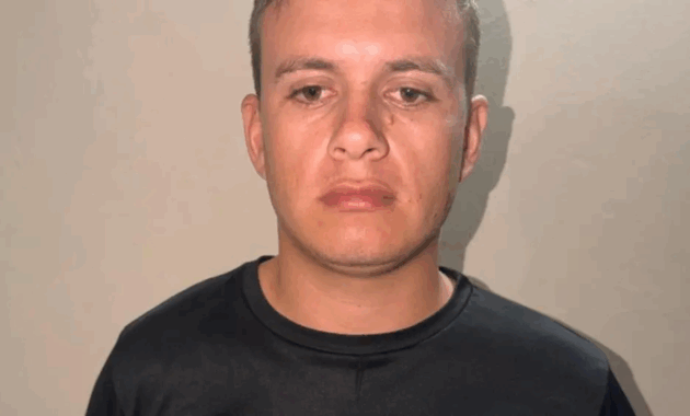 El agente de la Policía Nacional fue detenido con más de 100 gramos de cocaína.Foto: Gentileza