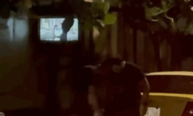 El momento de la agresión fue captado a través de un video por una testigo.Foto: Captura de video.