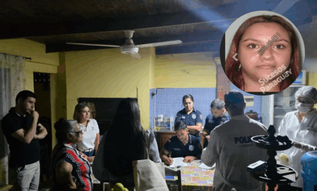 Practican luminol en caso en la vivienda donde falleció de Mirian Rojas.Foto: Gentileza.
