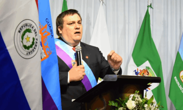 César Luis Sosa Fariña, gobernador de Guairá.Foto: Richart González.