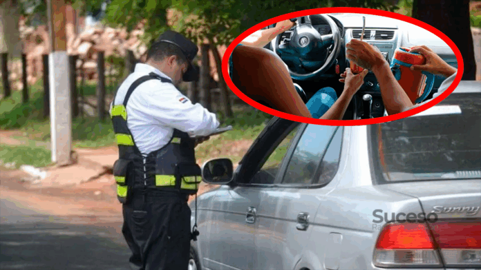 Ley de Tránsito sanciona con G. 1,1 millones a quienes no lleven ambas manos en el volante Ley de Tránsito sanciona con G. 1,1 millones a quienes no lleven ambas manos en el volante