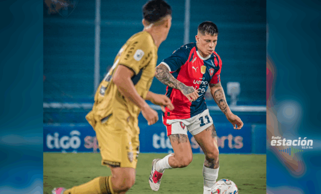 Juan Iturbe grito a boca llena su gol ante Recoleta.