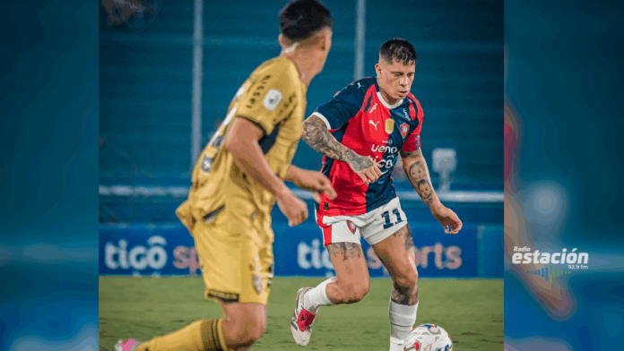 Juan Iturbe grito a boca llena su gol ante Recoleta.