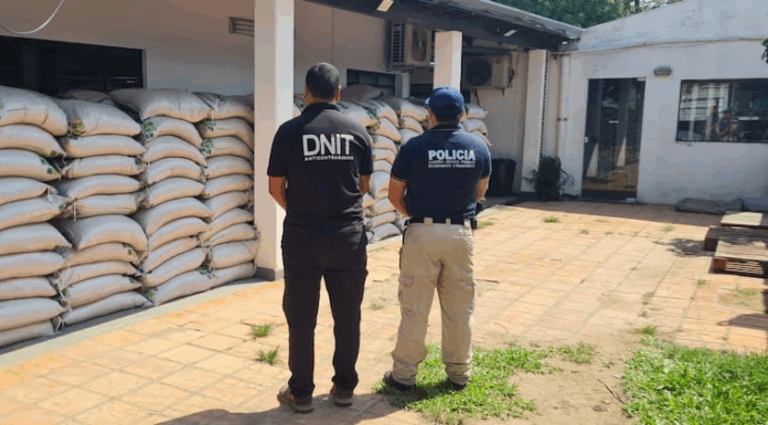 Incautan casi 20 mil kilos de azúcar de contrabando en Arroyos y Esteros