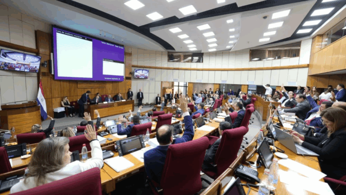 El proyecto pasó a la Cámara de Diputados para su estudio. Foto: x.com/SenadoresPy.