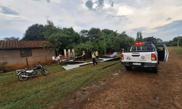 Los daños fueron únicamente materiales y no se registraron personas lesionadas.Foto: Gentileza