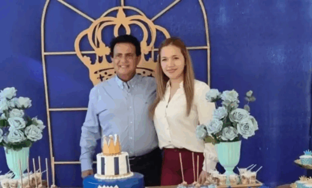 Pedro Oscar Irala (63), supuesto feminicida, junto a su pareja, Sandra Llanes Trinidad (32), que perdió la vida este sábado.Foto: Gentileza-Facebook.