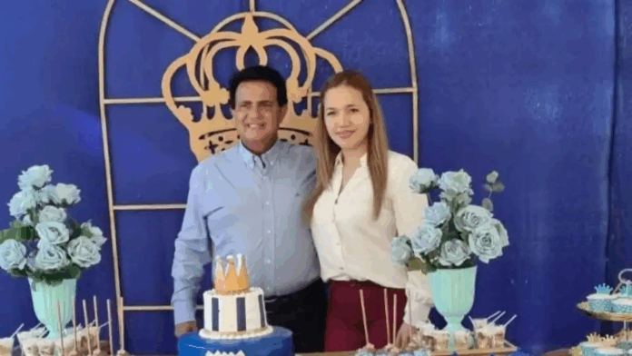 Pedro Oscar Irala (63), supuesto feminicida, junto a su pareja, Sandra Llanes Trinidad (32), que perdió la vida este sábado.Foto: Gentileza-Facebook.