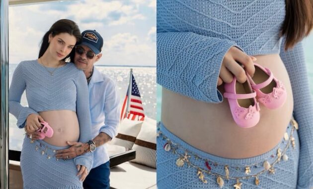 Nadia Ferreira y Marc Anthony esperan una niña.