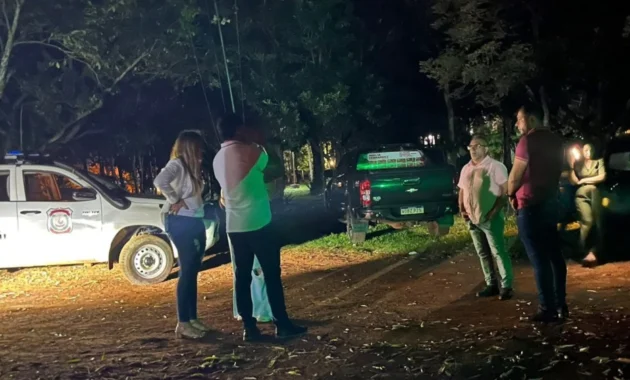 Los agentes de la Subcomisaría 3.ª del barrio Santa Ana acudieron al sitio para corroborar el hecho y recibir la denuncia para la investigación del hecho.Foto: Redes sociales.
