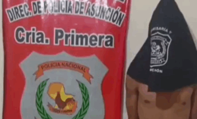 El joven fue aprehendido como el supuesto autor de los dos incendios ocurridos en la zona.Foto: Captura.
