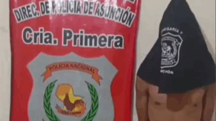 El joven fue aprehendido como el supuesto autor de los dos incendios ocurridos en la zona.Foto: Captura.