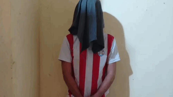 Durante el operativo fue detenido Ronaldo Alfonso Timm Silva. Foto: Gentileza