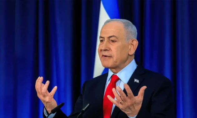 El primer ministro israelí, Benjamin Netanyahu, ofrece una rueda de prensa en Jerusalén el 19 de marzo de 2026.Foto: Ronen Zvulun (AFP).