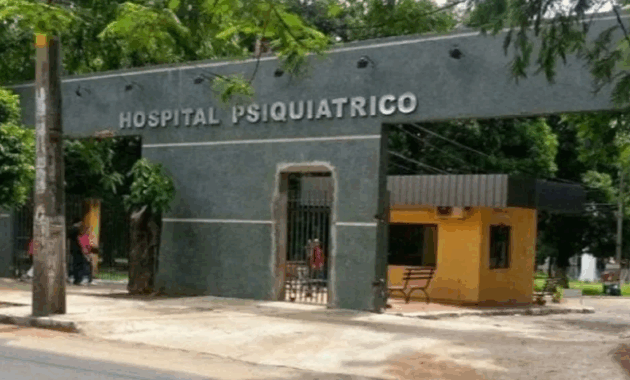 Fachada del Hospital Psiquiátrico ubicado en Asunción.Foto: Archivo ÚH.