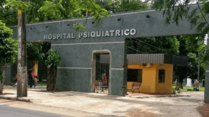 Fachada del Hospital Psiquiátrico ubicado en Asunción.Foto: Archivo ÚH.
