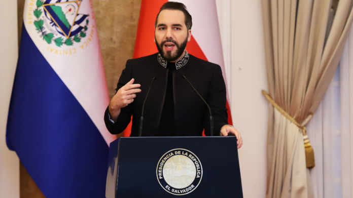 Presidente de El Salvador Nayib Bukele - Foto AP/Salvador Meléndez