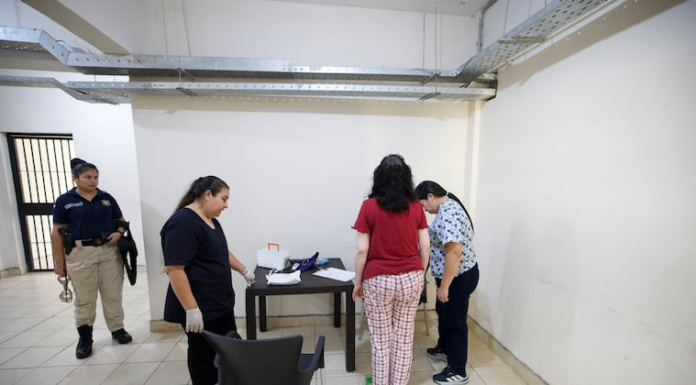 Dalia López, en la cárcel de mujeres. Foto: Ministerio de Justicia.