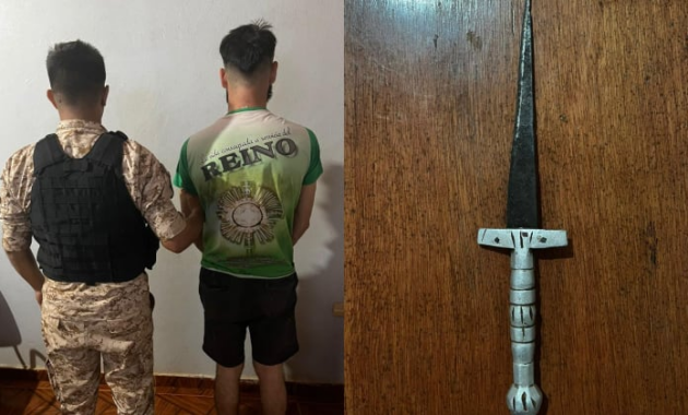 Richard David Vera Silva fue detenido luego del incidente. Foto: Gentileza.