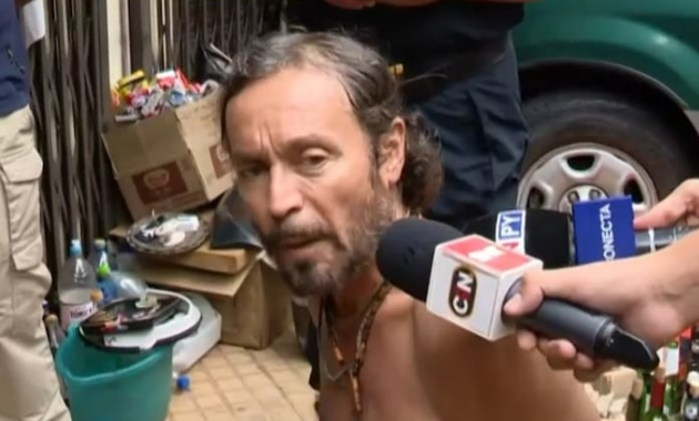 Luis Aníbal Ferreiro Roma fue detenido tras la amenaza. Imagen: C9N.