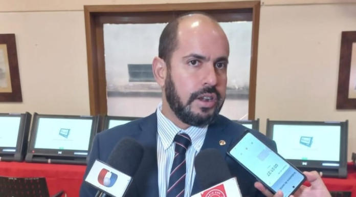 Santiago Brizuela, presidente del TEP. Santiago Brizuela, presidente del TEP.
