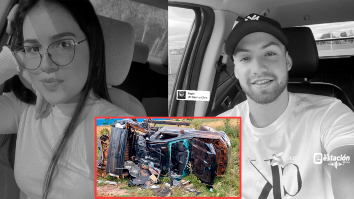 Sanny Yolanda González Larrea, y Lucas Gabriel Acosta Silvero, quienes perdieron la vida aquella madrugada - Foto: Gentileza/Edición: Suceso Multimedios Sanny Yolanda González Larrea, y Lucas Gabriel Acosta Silvero, quienes perdieron la vida aquella madrugada - Foto: Gentileza/Edición: Suceso Multimedios